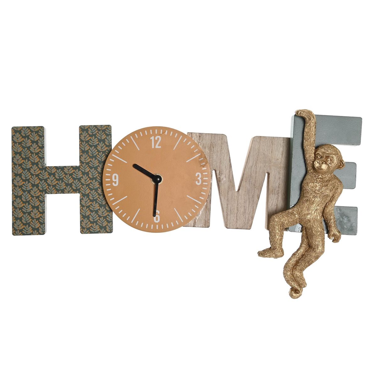 Väggdekoration DKD Home Decor Gul Grön Tropiskt 42 x 5 x 22 cm - 3