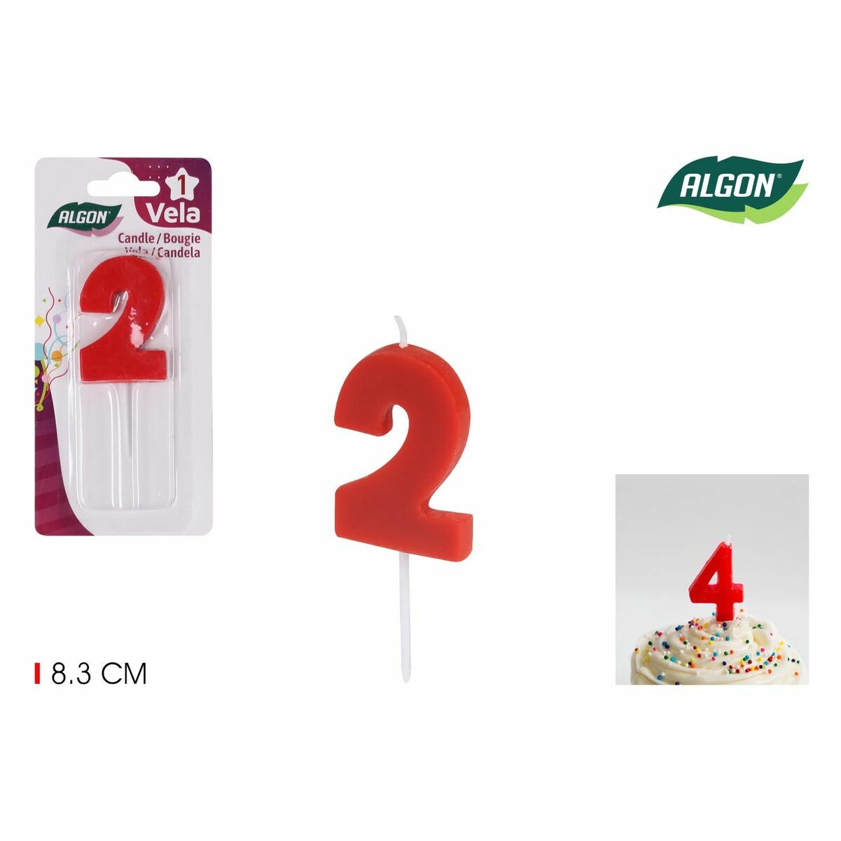 Set med levande ljus Algon (36 antal) - 6