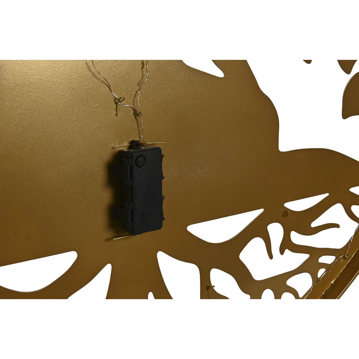 Väggdekoration Home ESPRIT Svart Gyllene Buddha Orientalisk 100 x 1 x 100 cm (2 antal) - 2