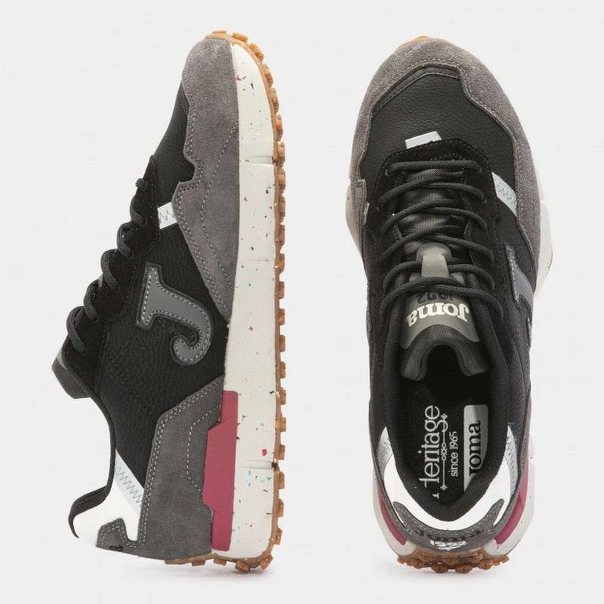 Tennisskor för herrar Joma Sport C.1992 2401 Svart Grå - 3