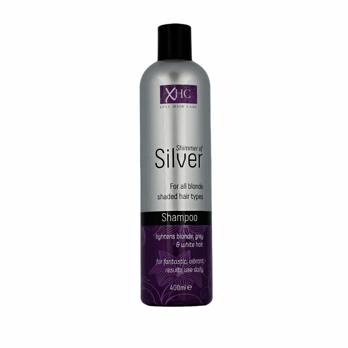 Schampo för blont eller gått hår Xpel Shimmer of Silver 400 ml - 3