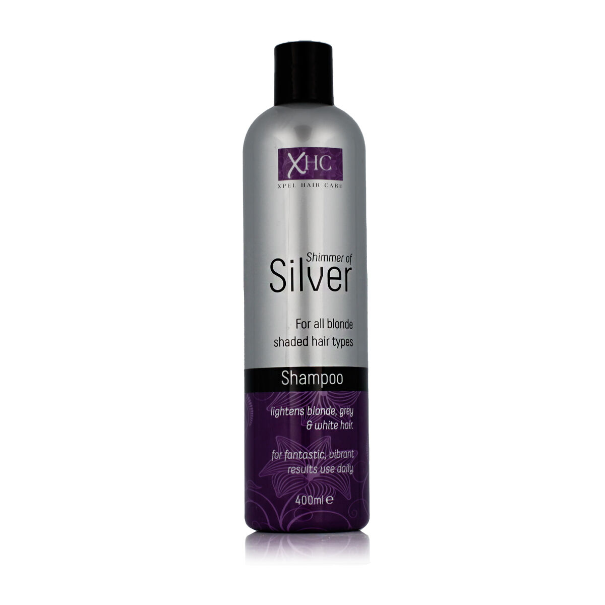 Schampo för blont eller gått hår Xpel Shimmer of Silver 400 ml - 4