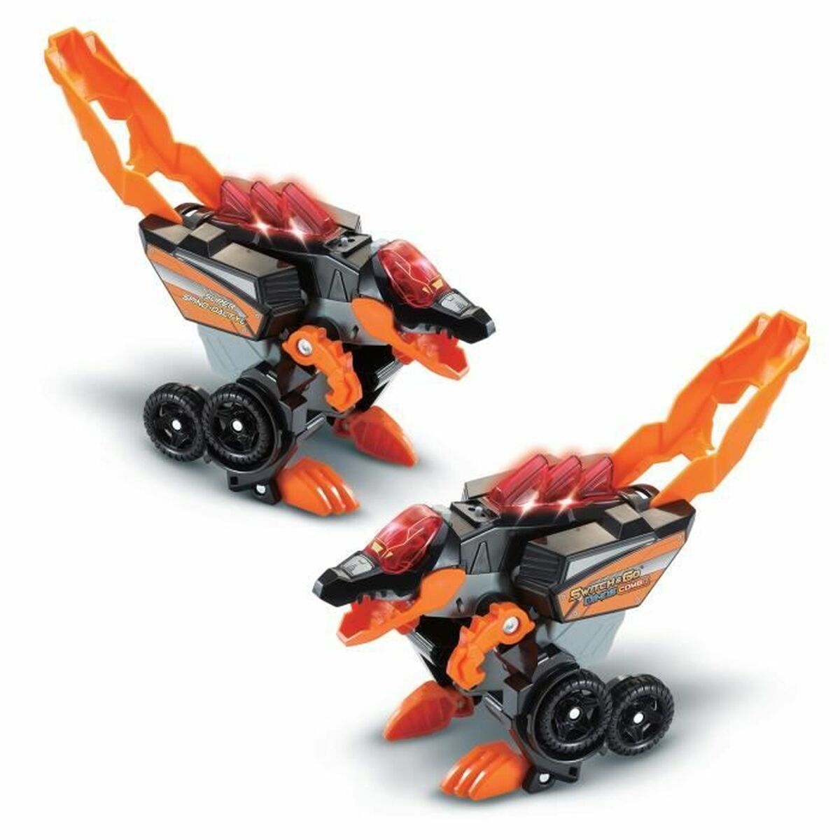 Omvandlingsbar superrobot Vtech Switch & Go Dinos Combo: SUPER SPINO-DACTYL 2 IN 1 Dinosaurie - 2