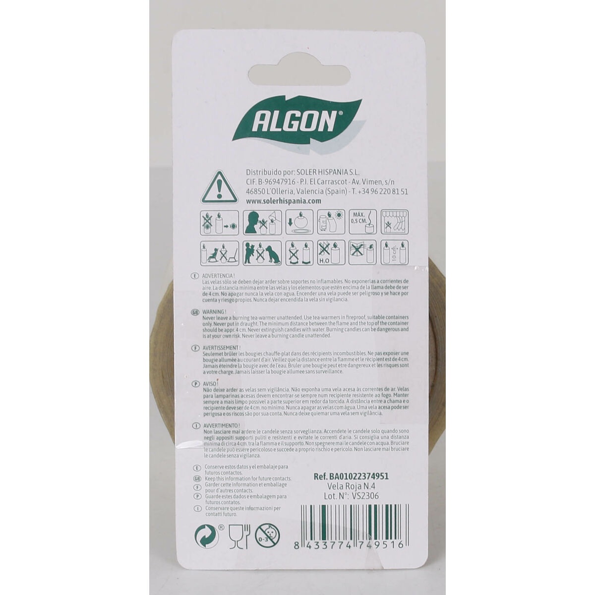 Set med levande ljus Algon (36 antal) - 13