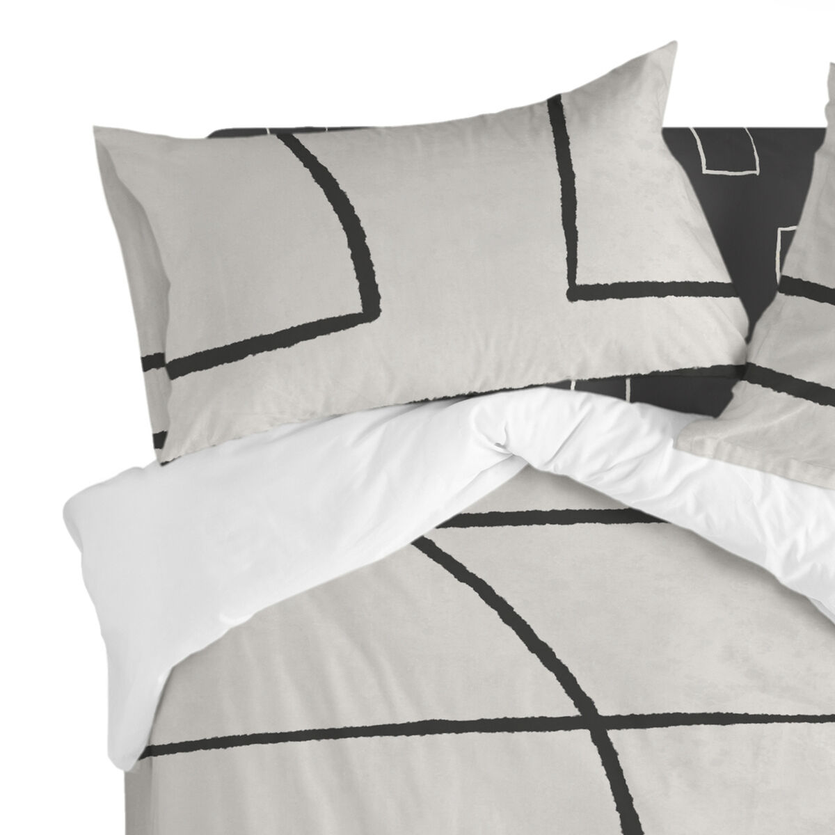 Örngott HappyFriday Blanc Serenity Multicolour 50 x 75 cm (2 antal) - 6