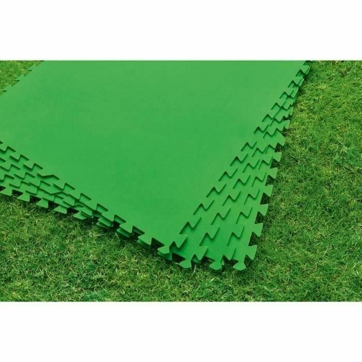 Bestway Pool Foam Golv Grön 9 bitar 78x78 cm Trädgård 58636