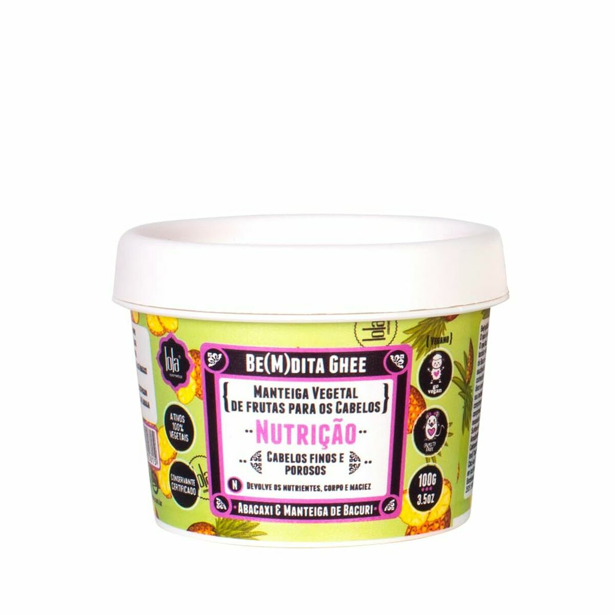 Vårdande hårinpackning Lola Cosmetics Be(M)Dita Ghee  Pineapple And Butter Bacuri 750 ml 100 g