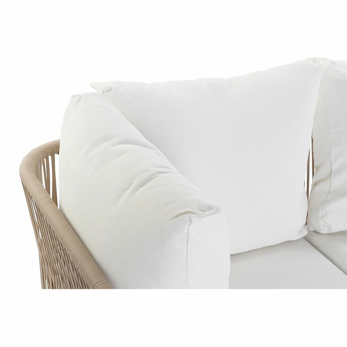 Trädgårdssoffa DKD Home Decor Beige Aluminium Snöre 196 x 75 x 68,5 cm - 11
