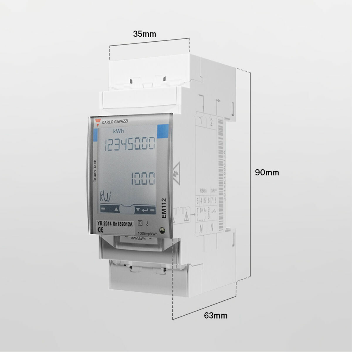 Kraftdämpare Power Boost Wallbox 65A/EM340 - 8