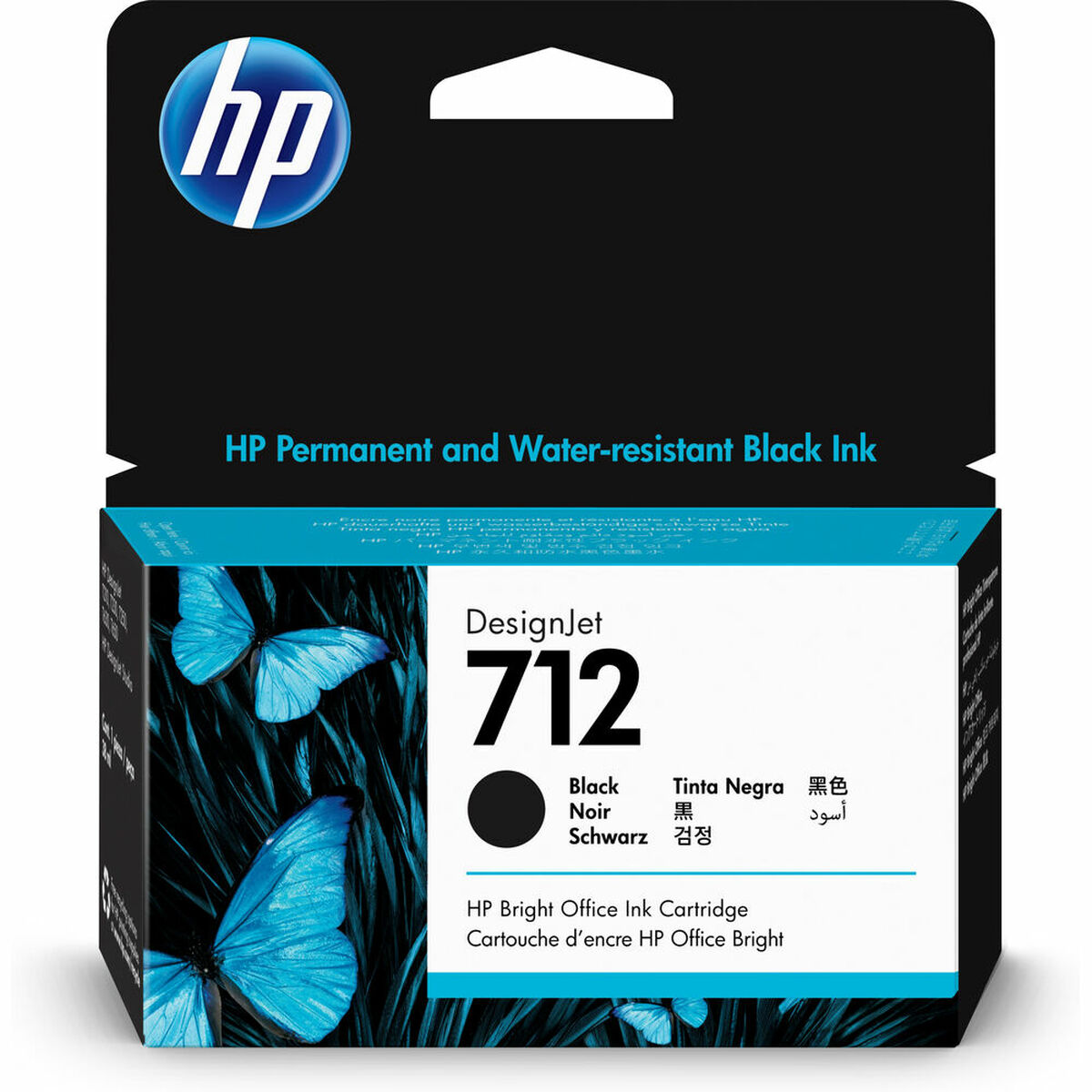 Original Bläckpatron HP HP 712 Svart - 2