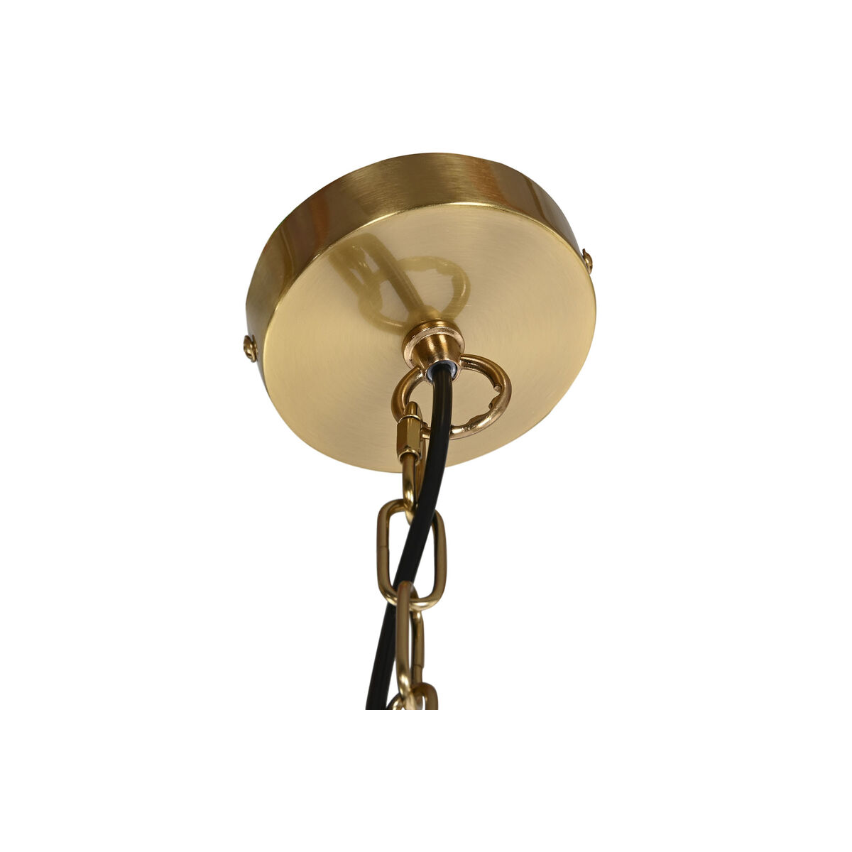 Taklampa DKD Home Decor 66 x 66 x 60 cm Glas Gyllene Metall 40 W - 6
