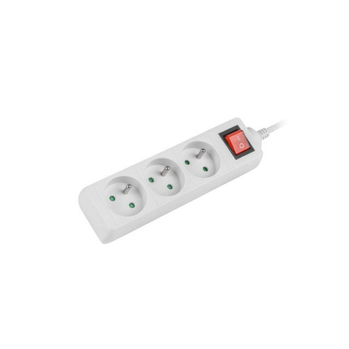 Grenuttag Lanberg PS1-03E-0300-W (3 m) - 3