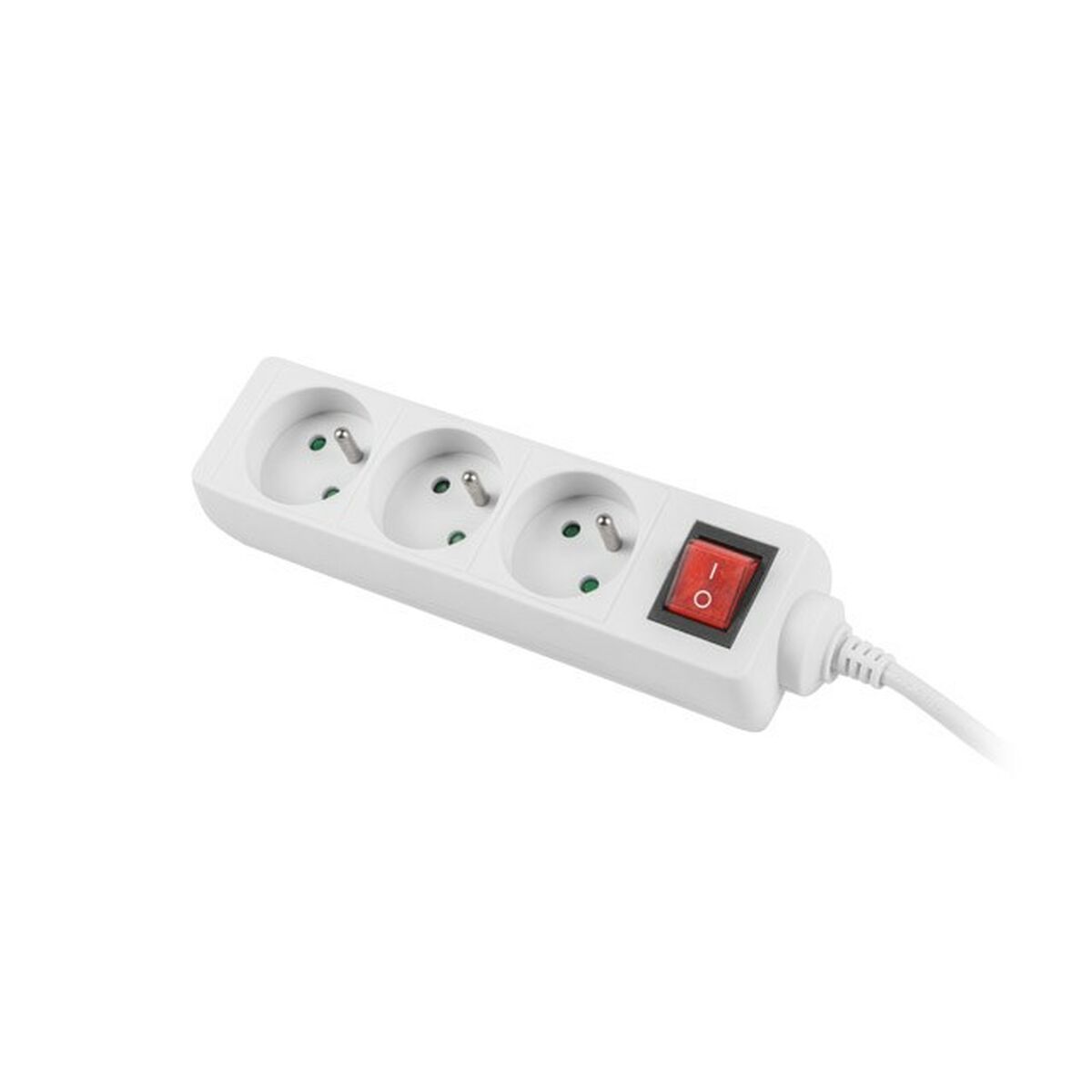 Grenuttag Lanberg PS1-03E-0300-W (3 m) - 2