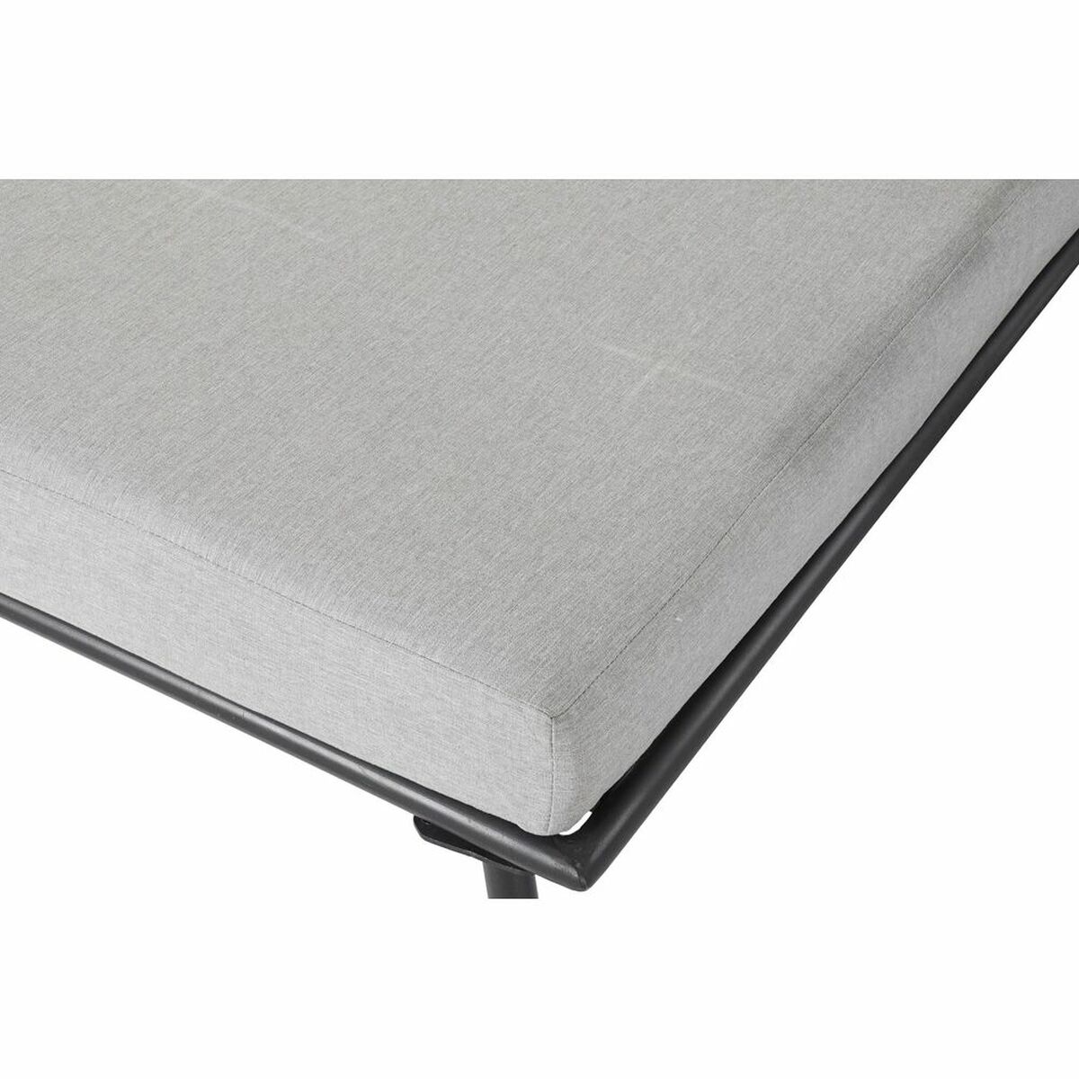 Trädgårdssoffa DKD Home Decor Svart Metall Aluminium Snöre 30 x 40 cm 192 x 163 x 86 cm - 16