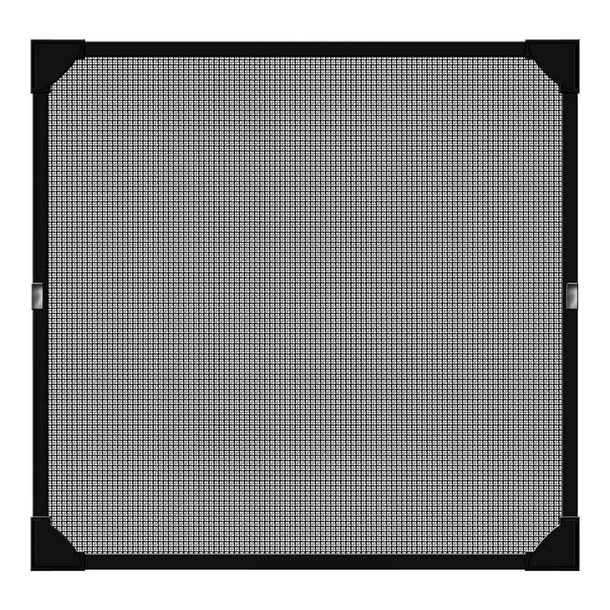 Myggnät Schellenberg Magnetic Med ram Glasfiber Antracitgrå (100 x 120 cm) - 6