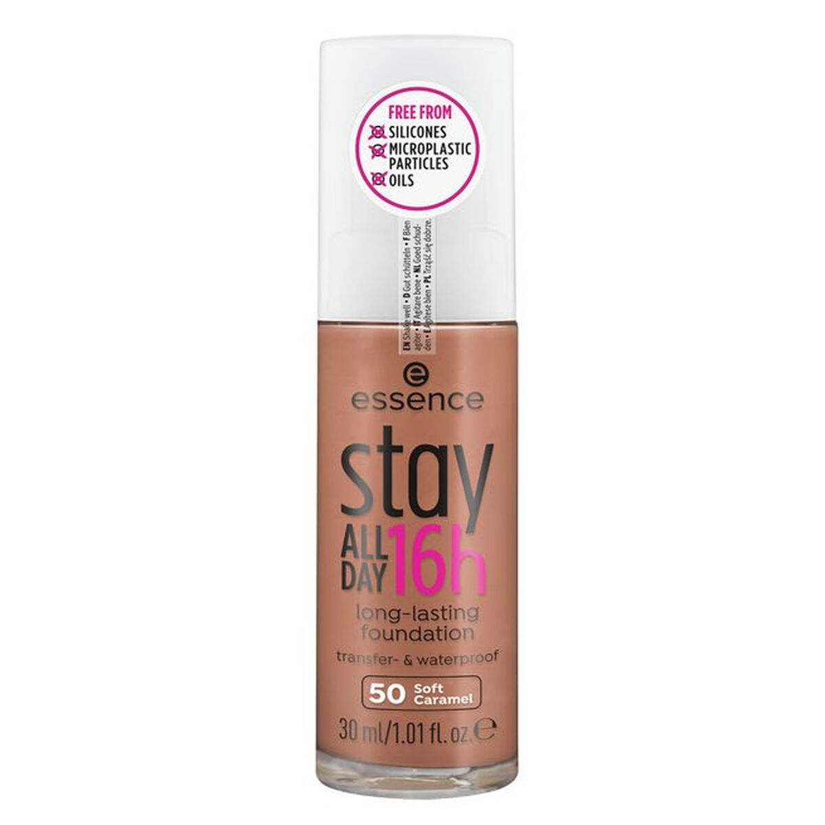 Flytande makeupbas Essence Stay All Day 16H Nº 50-soft caramel 30 ml