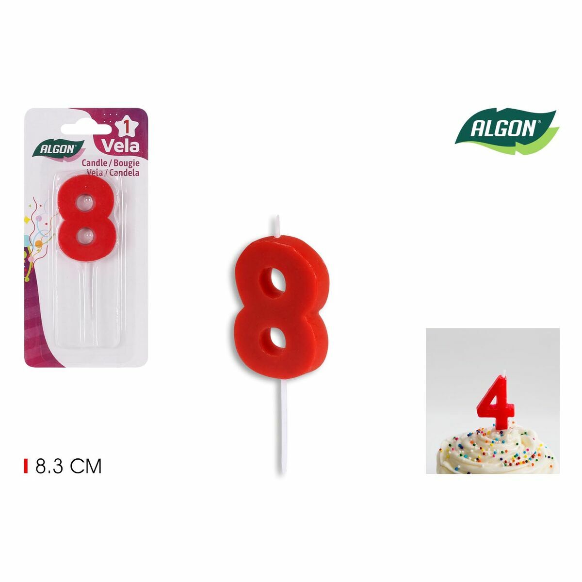 Set med levande ljus Algon (36 antal) - 6