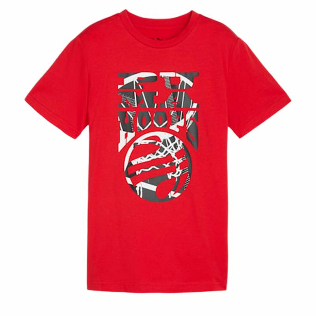 Barn T-shirt med kortärm Puma Basketball