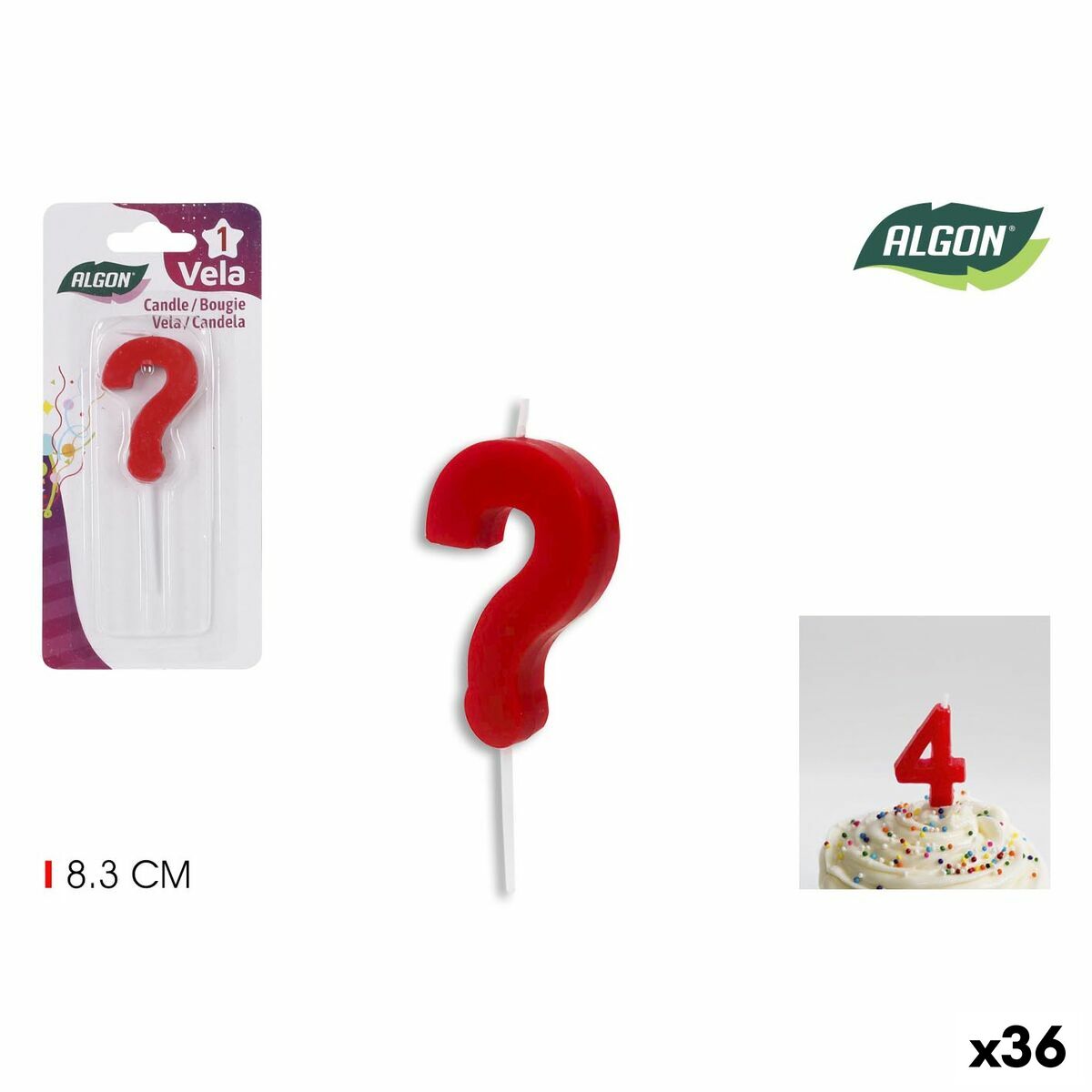 Set med levande ljus Algon (36 antal) - 9