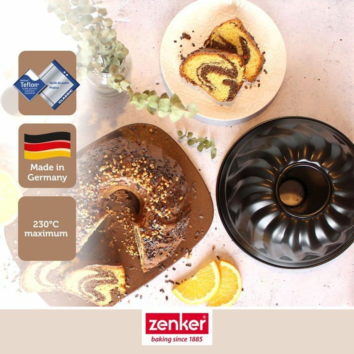 Avtagbar form Zenker - 2