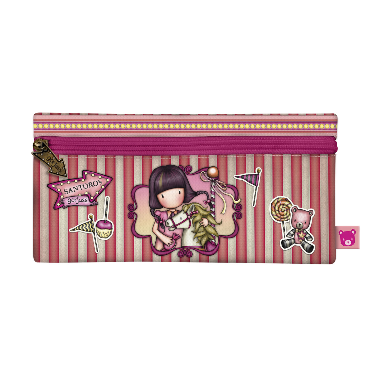 Skolväska Gorjuss Carousel Lax (22 x 11 x 1.5 cm) - 3