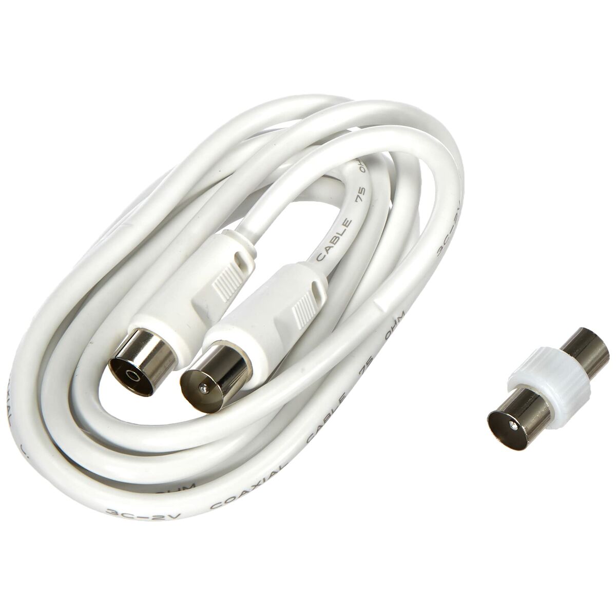 Koaxial TV-antenn Meliconi 2 m Vit (Renoverade D)