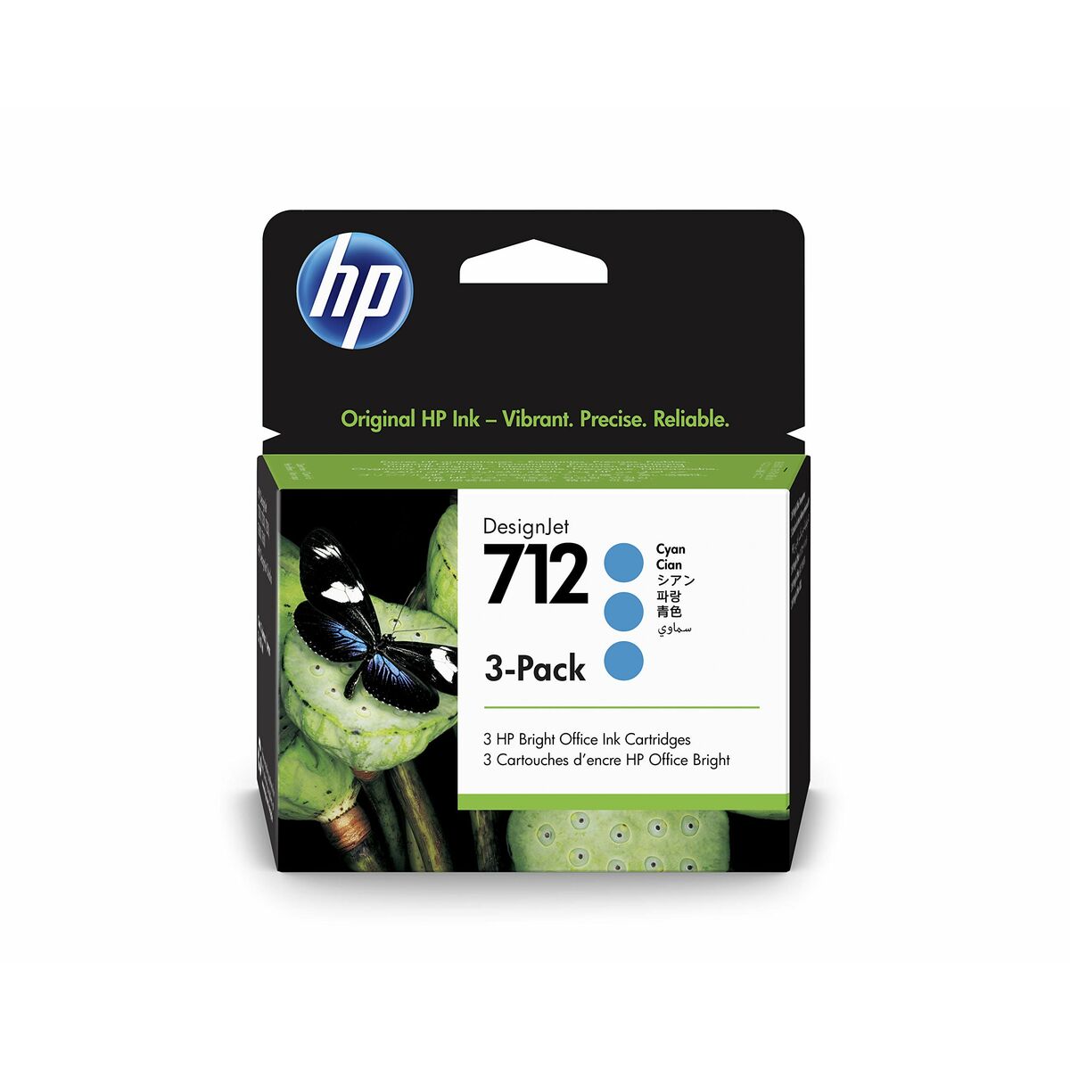 Original Bläckpatron HP HP 712 Turkos - 3