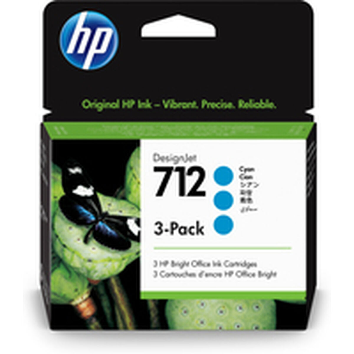 Original Bläckpatron HP HP 712 Turkos - 2