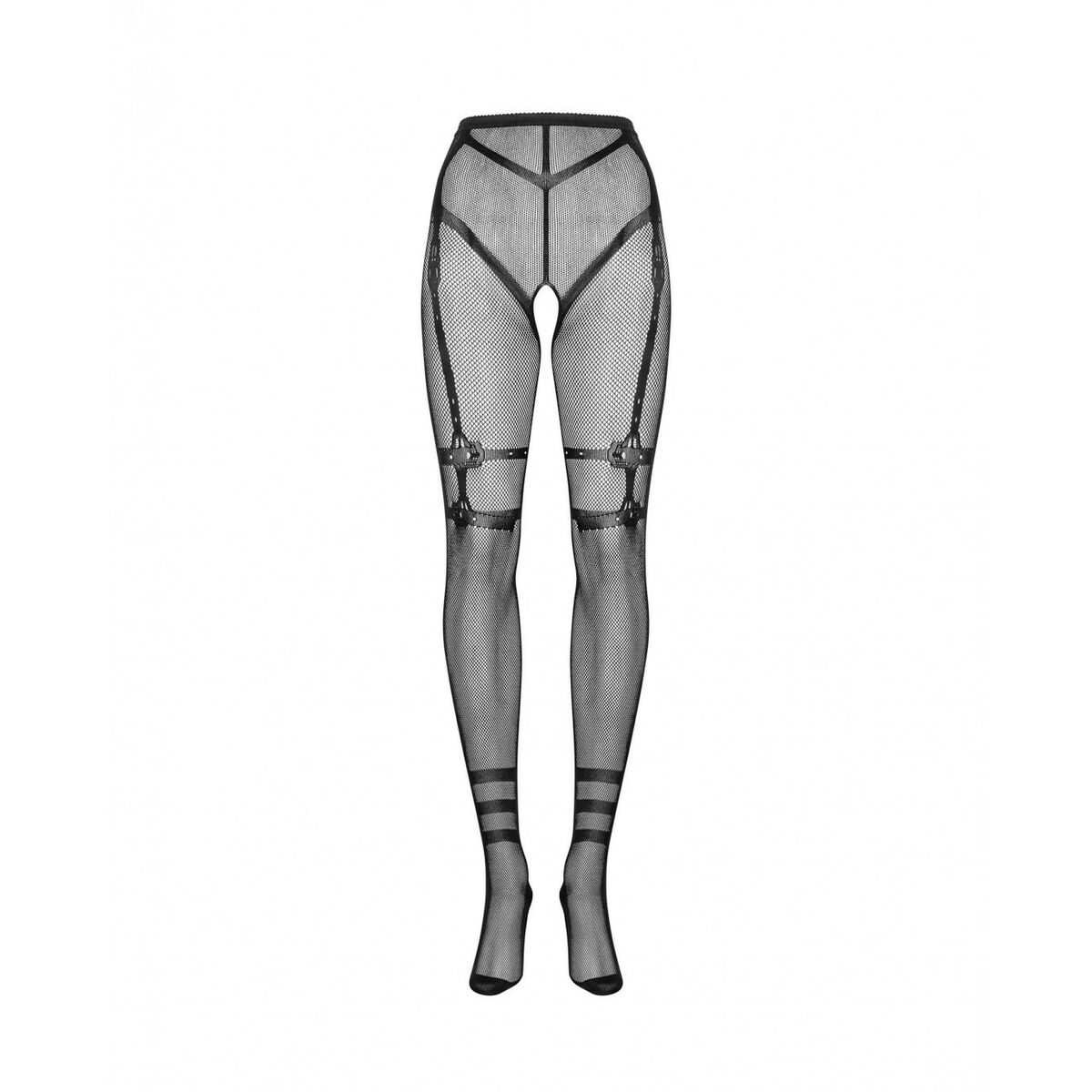 Strumpor Obsessive Svart S/M/L - 4