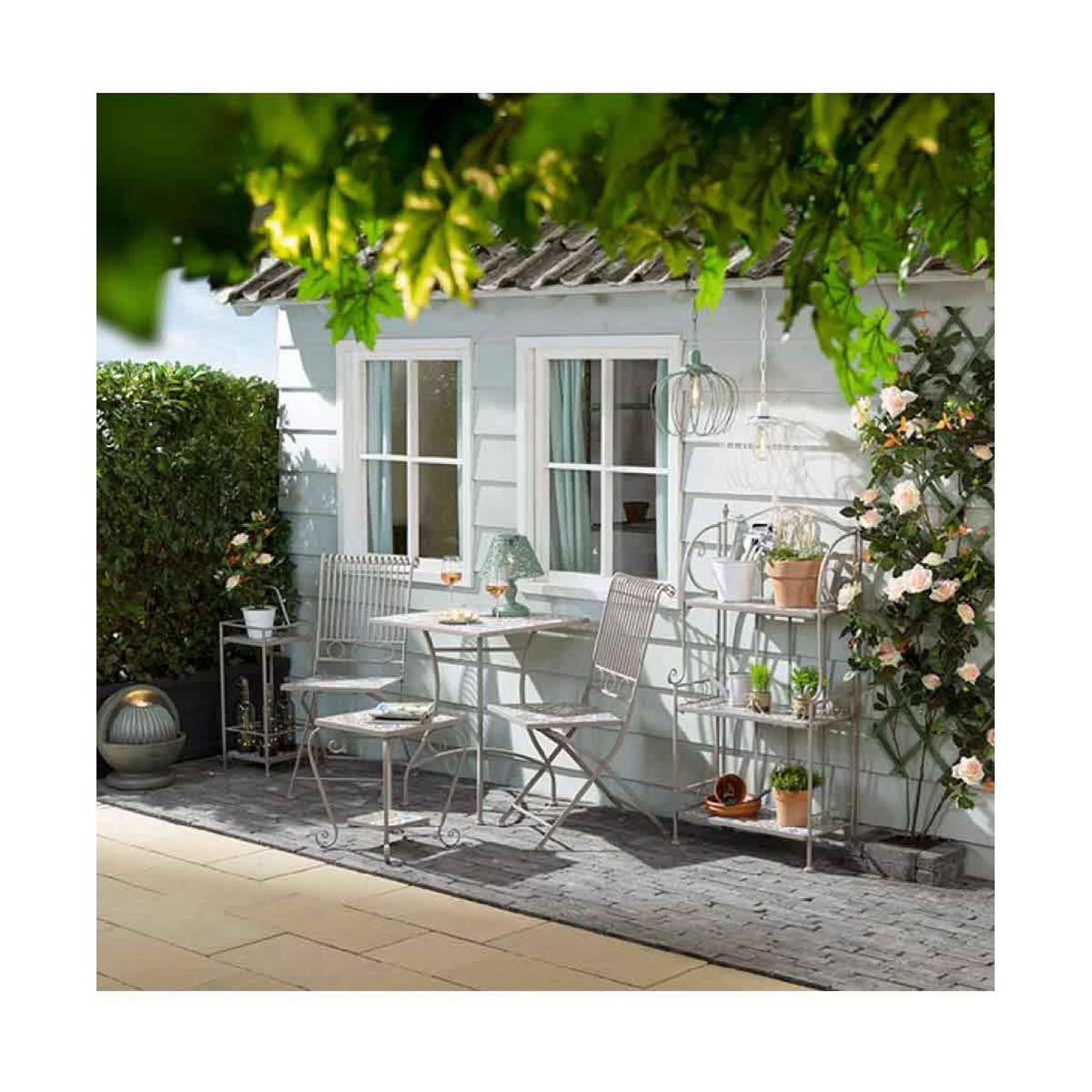 Sidobord Bistro Brun (58 x 58 x 72 cm) - 3