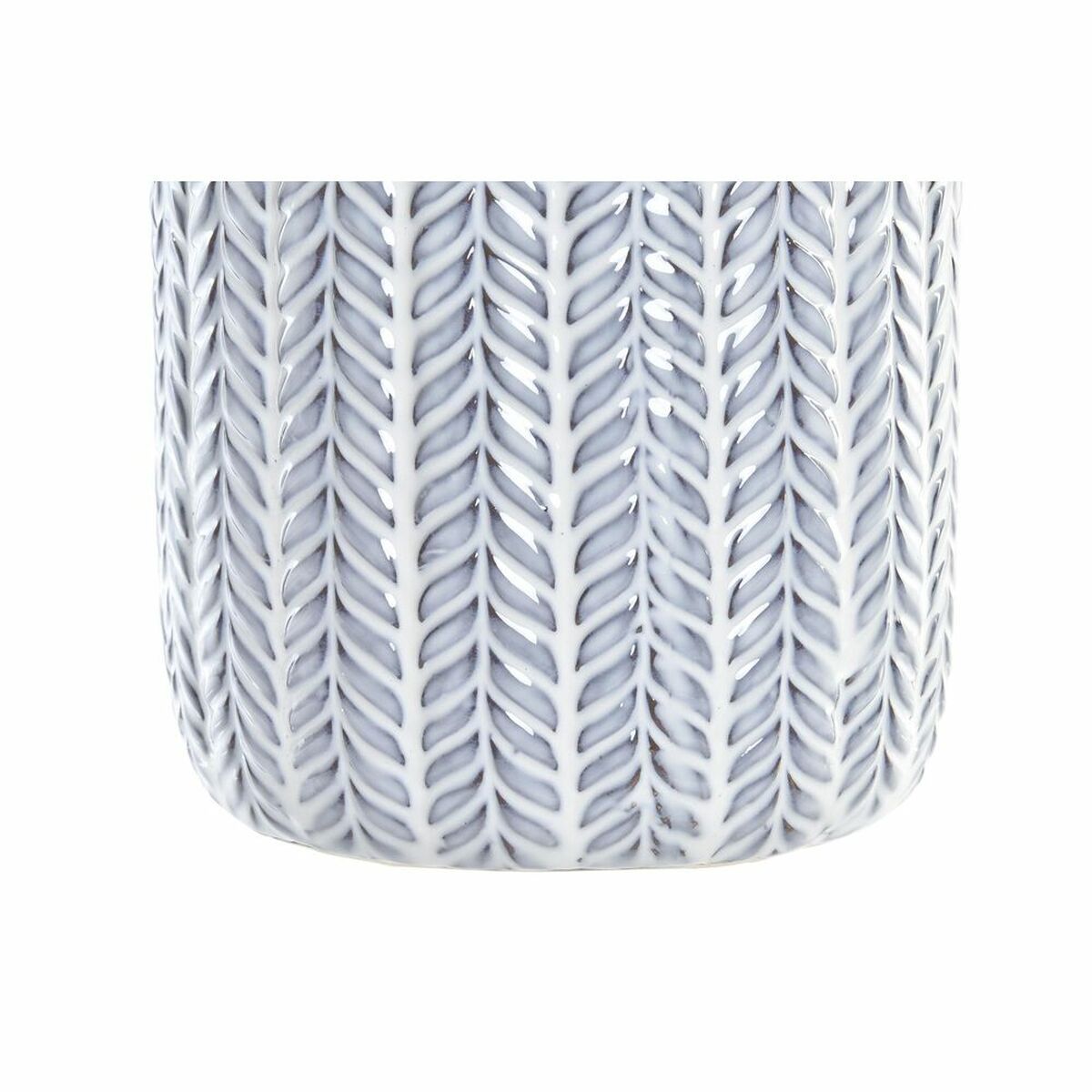 Vas DKD Home Decor Blå Vit Porslin Medelhavs 16 x 16 x 25 cm - 6