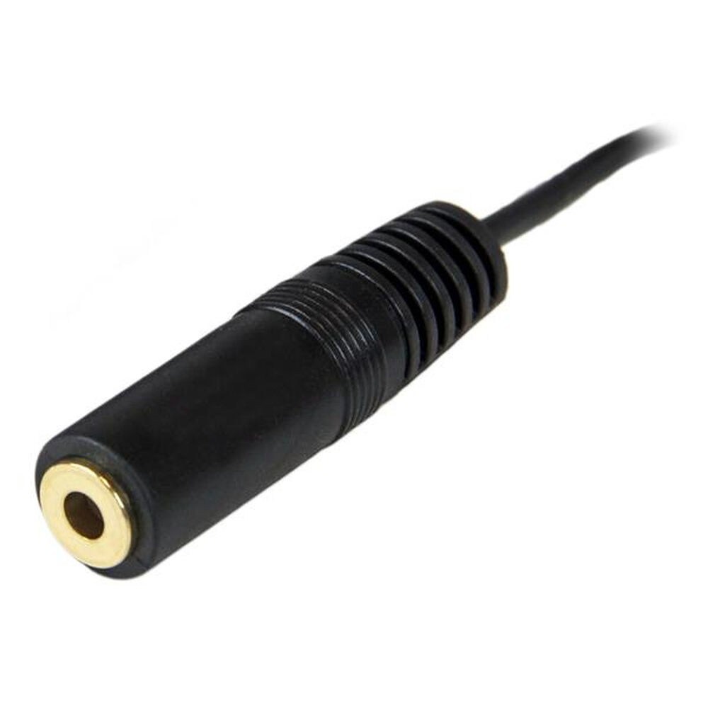 Skarvsladd Jack (3,5 mm) Startech MU12MF               3,7 m Svart - 3
