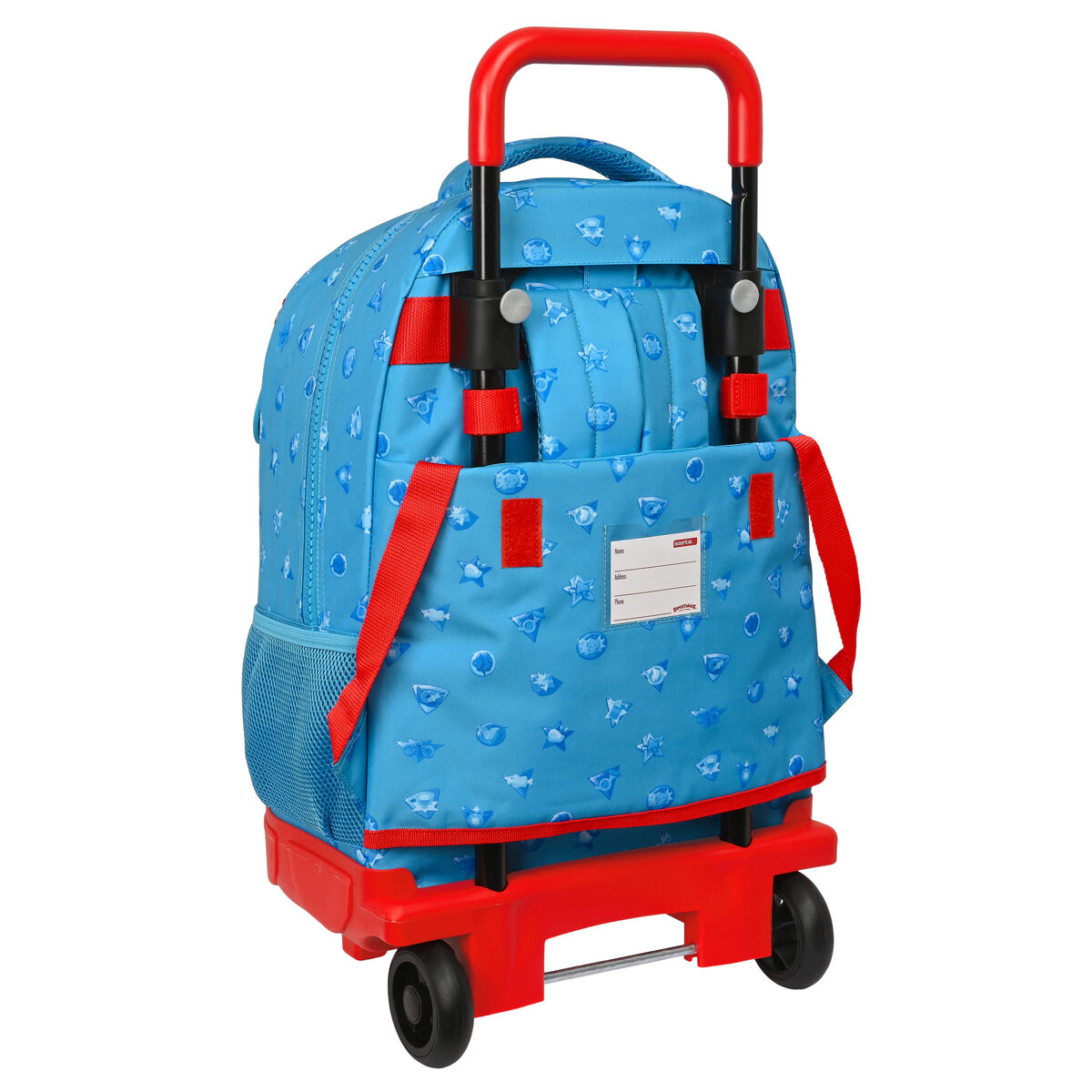 Skolväska med hjul SuperThings Rescue force 33 x 45 x 22 cm Blå - 5