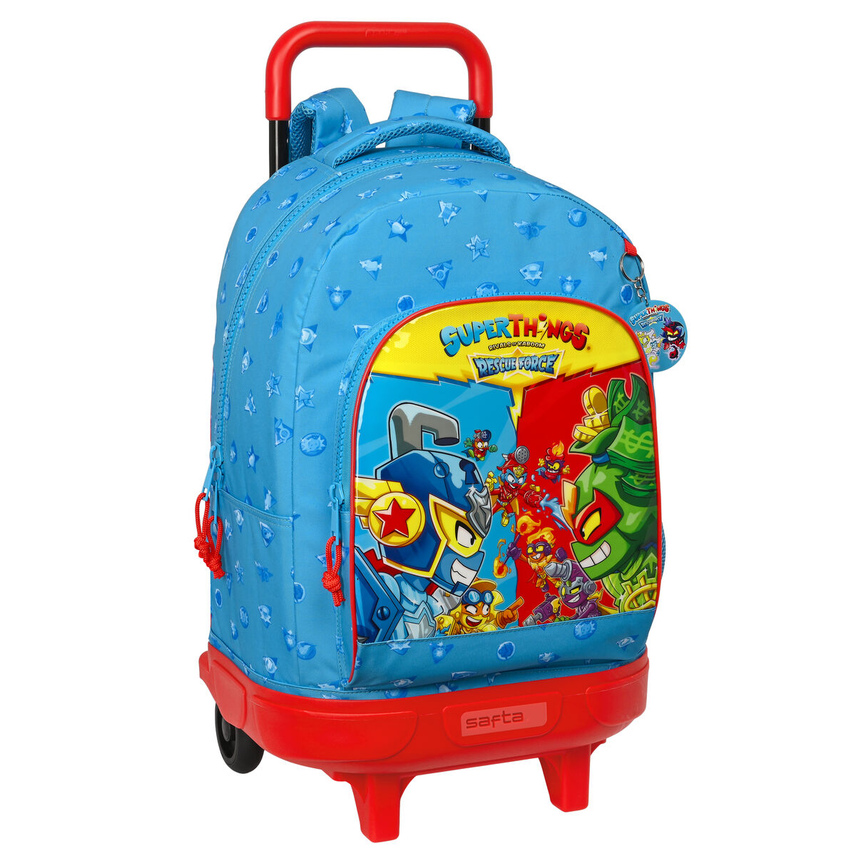 Skolväska med hjul SuperThings Rescue force 33 x 45 x 22 cm Blå - 3