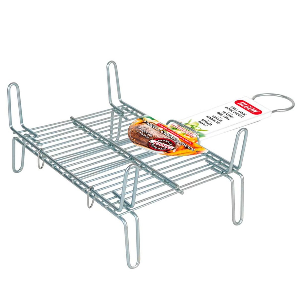 Grill Algon   Double Galvaniserad 20 x 25 cm (5 antal) - 2
