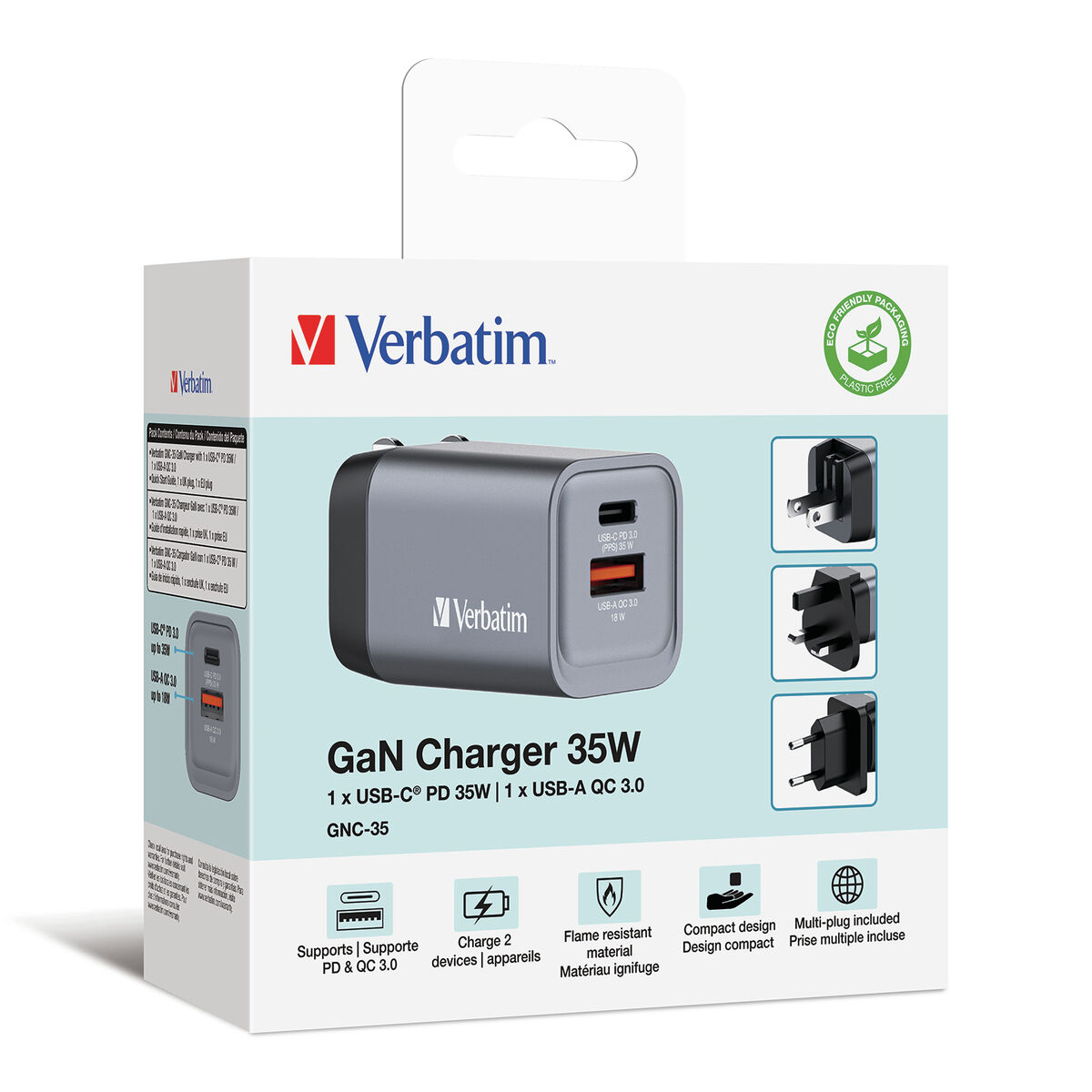 Laddare Verbatim GNC-35 35 W - 8