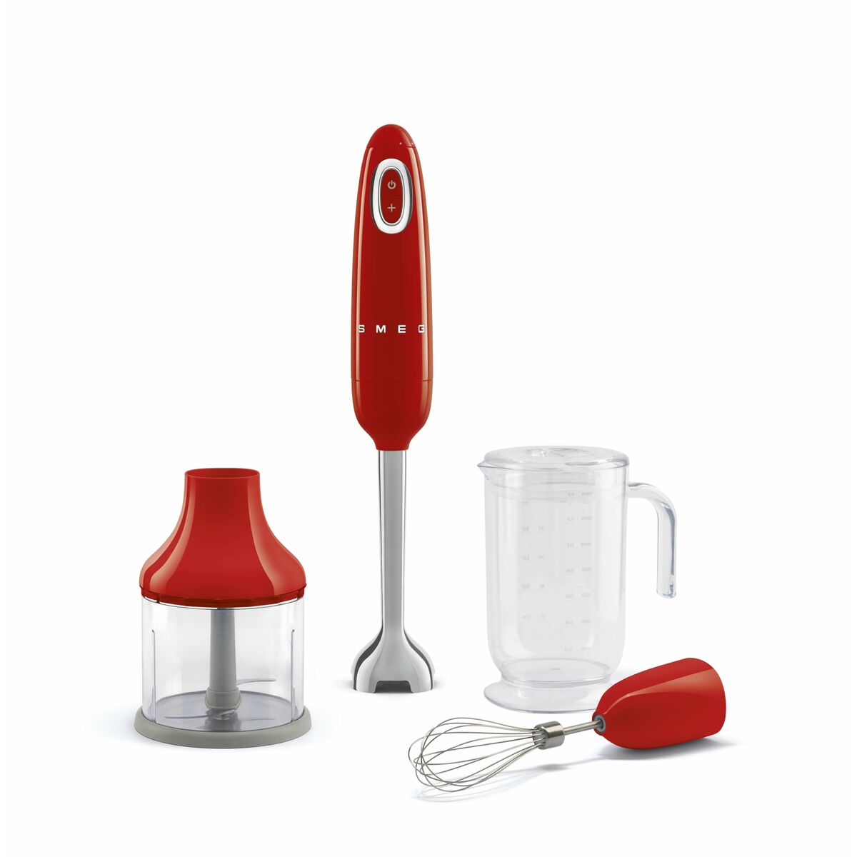 Multifunktionell handmixer med tillbehör Smeg HBF03RDEU Röd 700 W