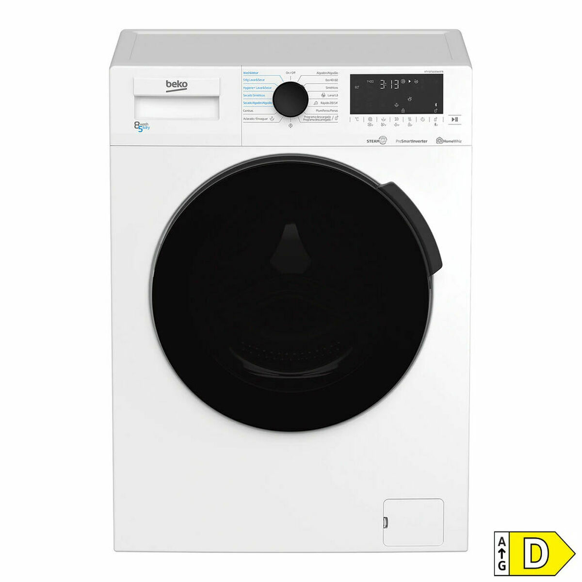 Washer - Dryer BEKO HTV8716DSWBTR 8kg / 5kg 1400 rpm Vit - 3
