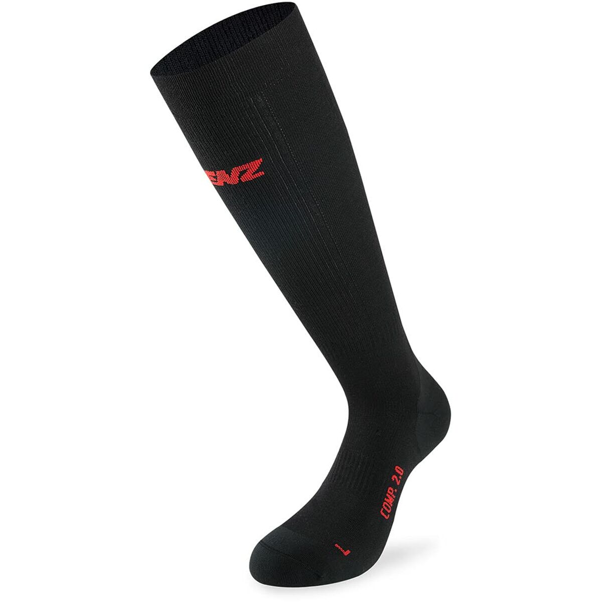 Kompressionsstrumpor Lenz Compression socks 4.0 Röd - 2