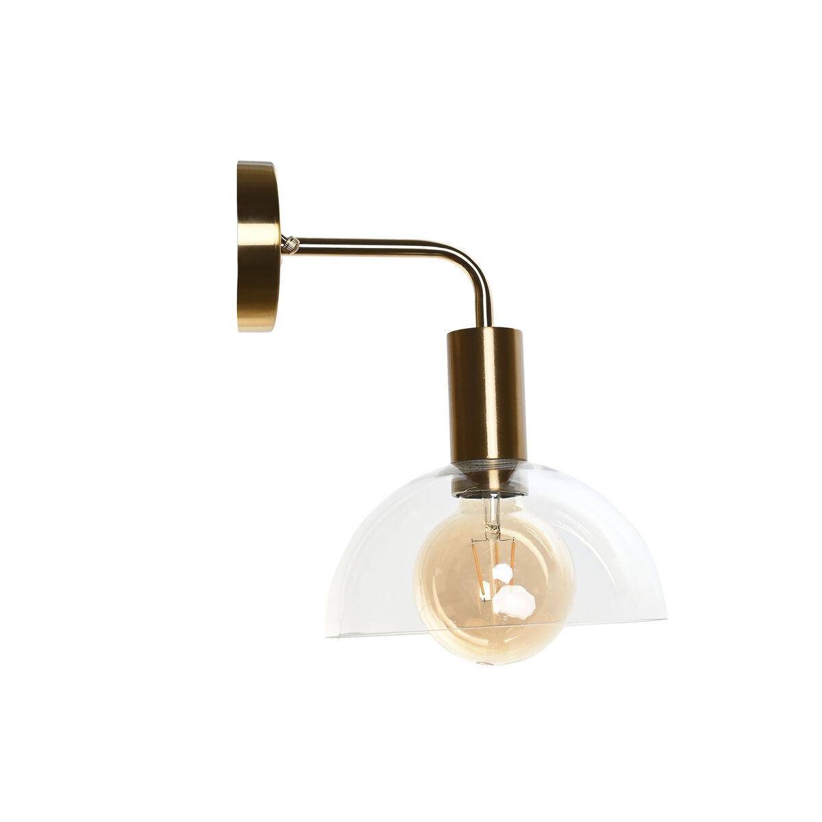 Vägglampa DKD Home Decor Gyllene Metall Glas 50 W Modern 220 V 20 x 25 x 28 cm - 5