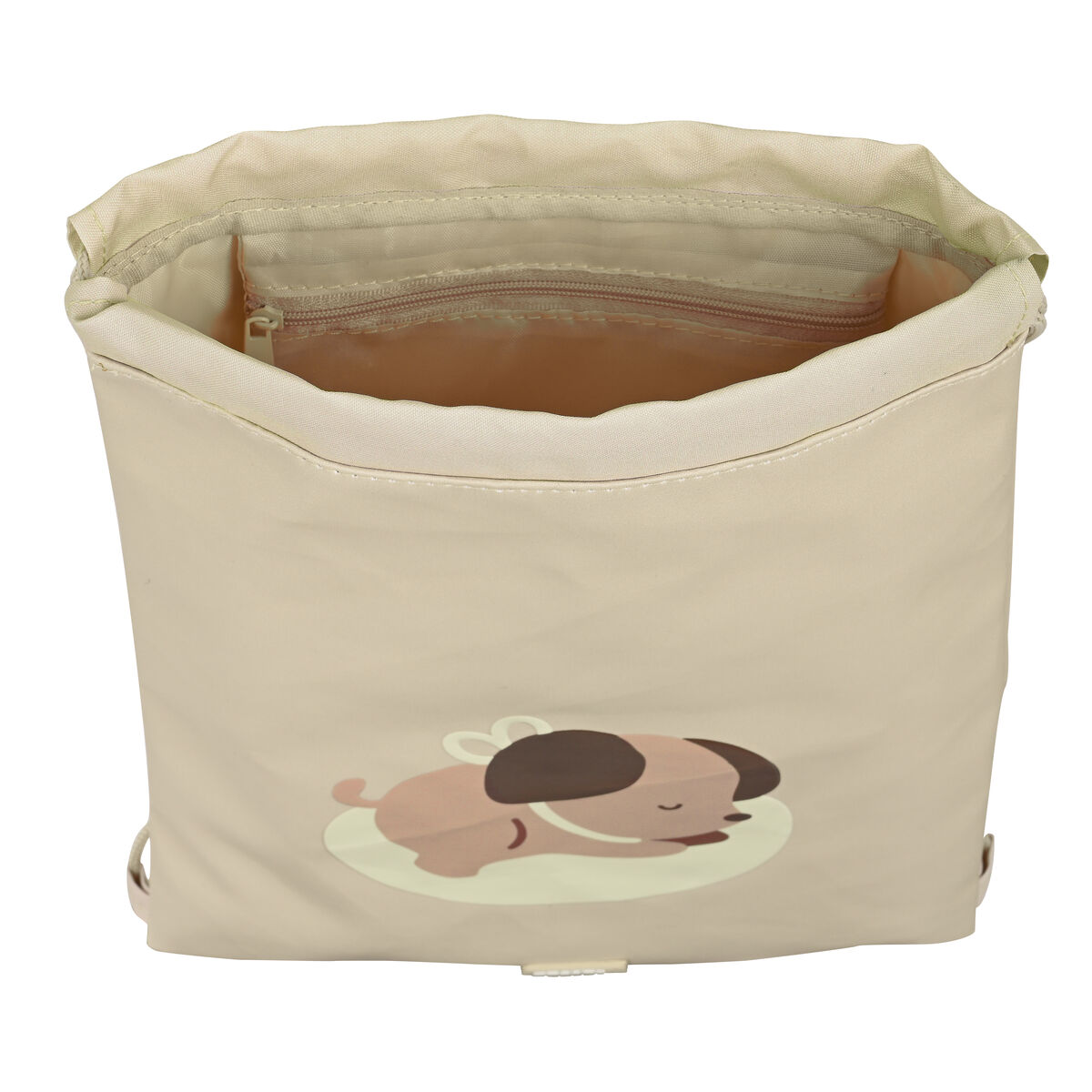 Skopåse med remmar Safta Puppy Beige - 7
