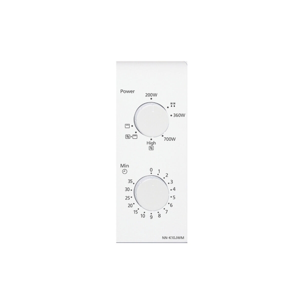 Mikrovågsugn med Grill Panasonic NN-K10JWMEPG 20 L Vit 800 W 20 L - 2