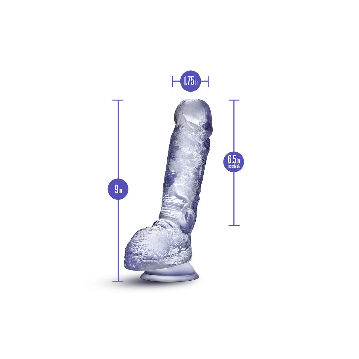Realistisk dildo Blush B yours TPE Ø 4,4 cm (16,5 cm) - 2