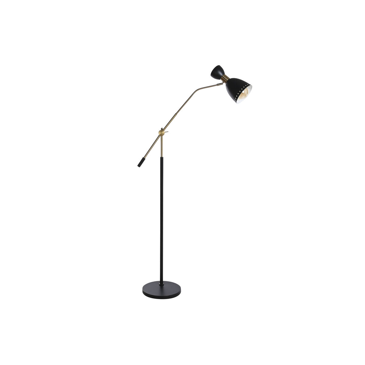 Golvlampa DKD Home Decor 109 x 30 x 168 cm Svart Gyllene Metall 220 V 50 W - 2