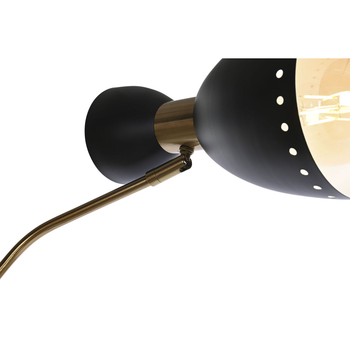 Golvlampa DKD Home Decor 109 x 30 x 168 cm Svart Gyllene Metall 220 V 50 W - 6