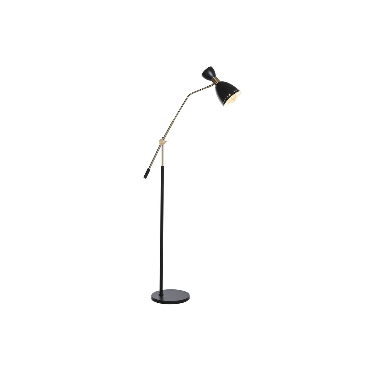 Golvlampa DKD Home Decor 109 x 30 x 168 cm Svart Gyllene Metall 220 V 50 W