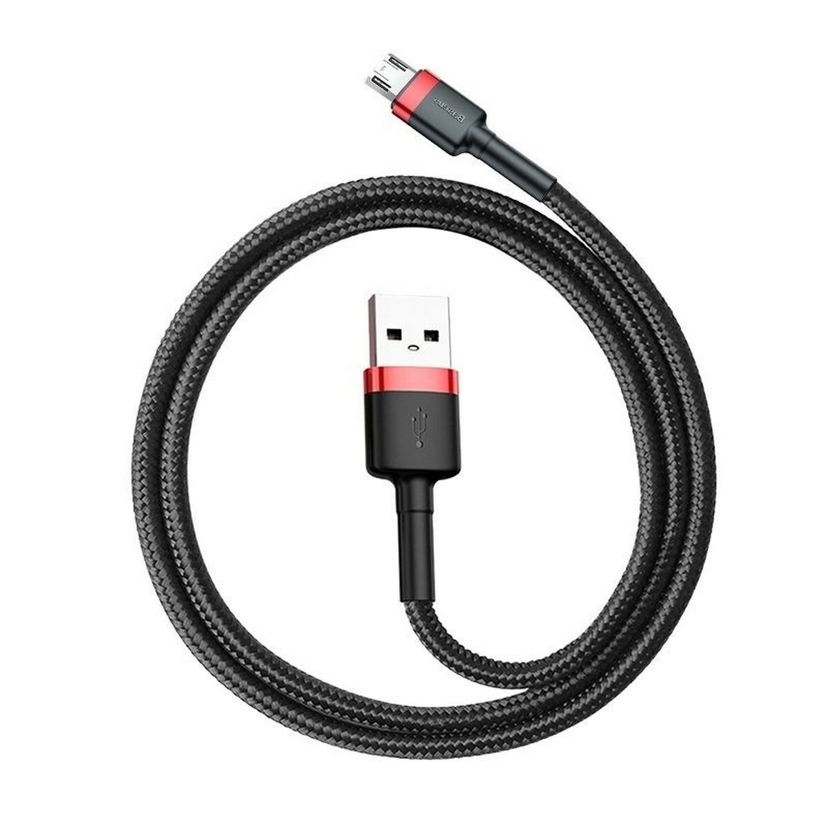 USB-kabel till mikro-USB Baseus Cafule Svart Röd 2 m