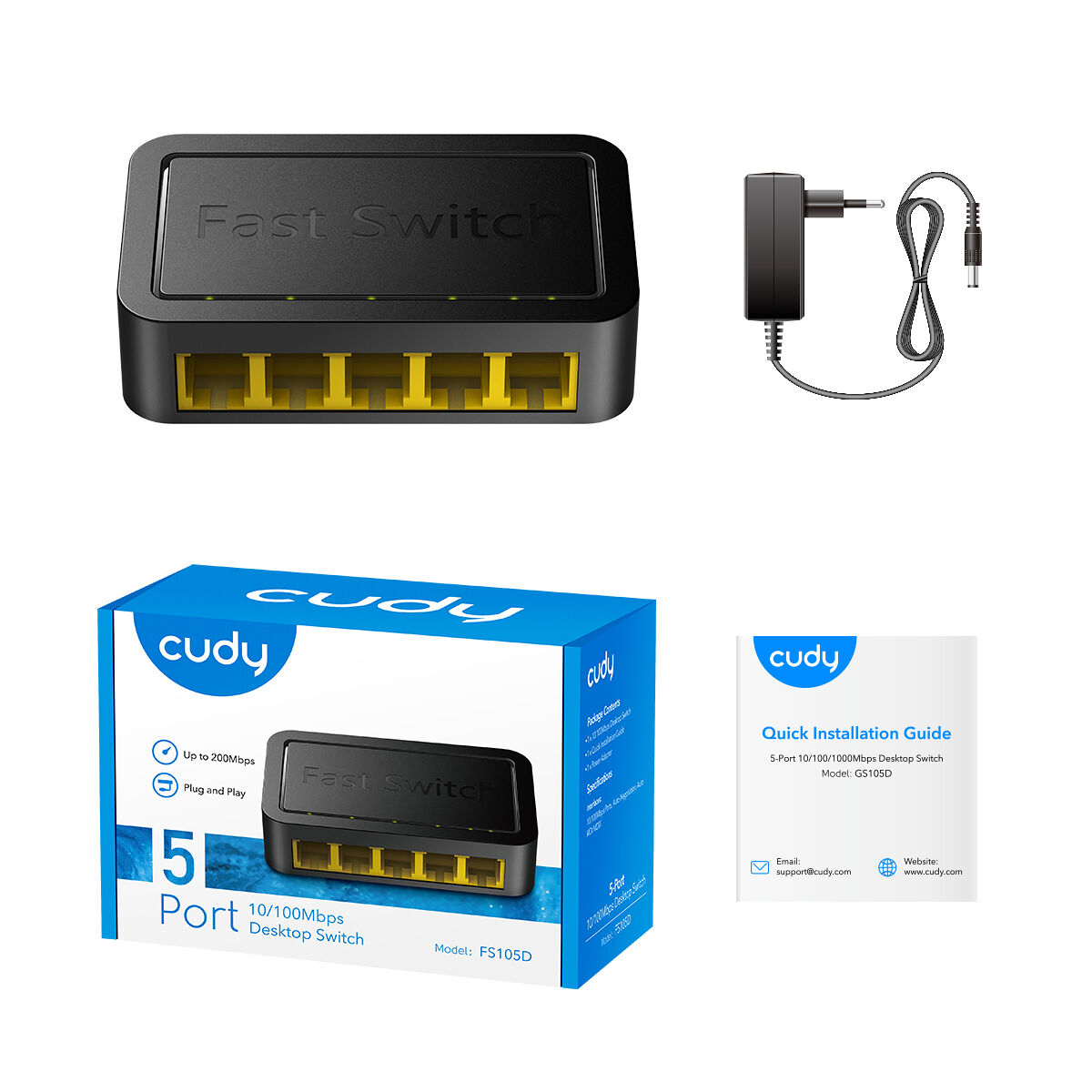 Switch Cudy FS105D - 3