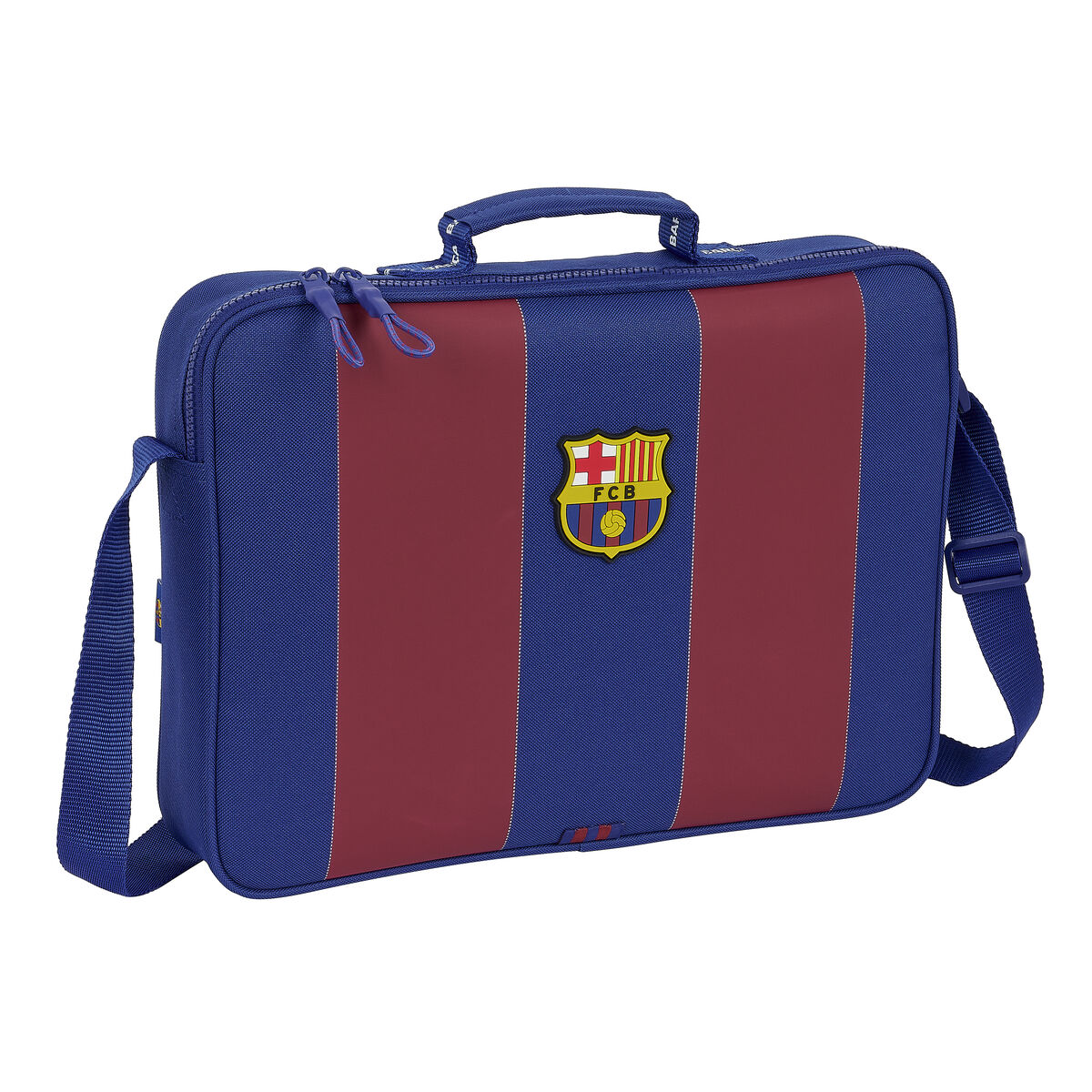 Skolväska F.C. Barcelona Röd Marinblå 38 x 28 x 6 cm