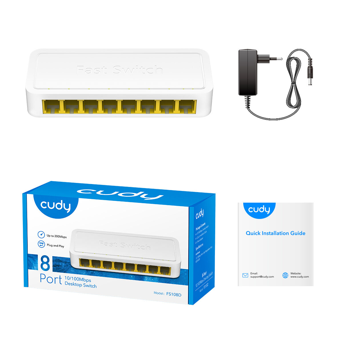 Switch Cudy FS108D - 3